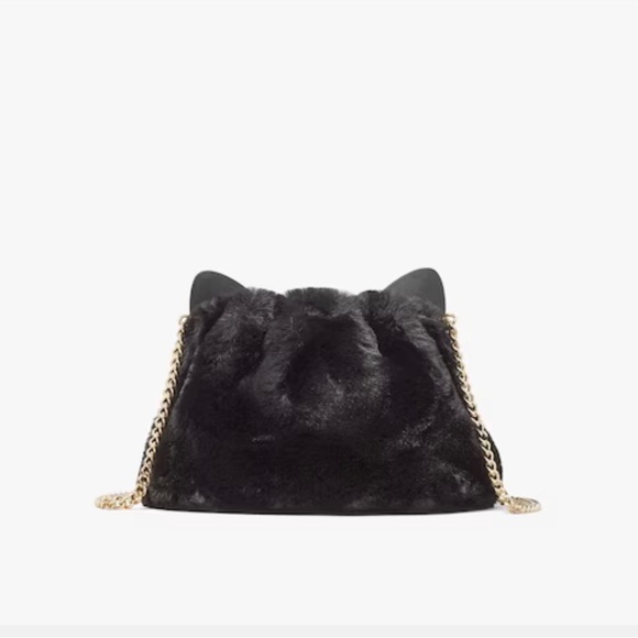 FACTORY SEALED! Kate Spade ♠️ Pitch Purrfect Black Cat 🐈⬛ Crossbody - Picture 2 of 7